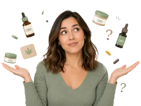 CBD keuzehulp met producten voor persoonlijk advies