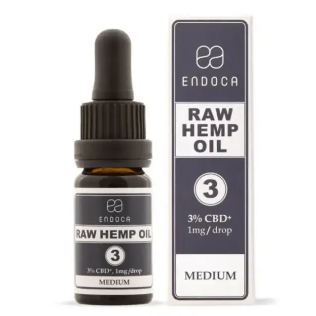 Endoca Raw 3% CBD olie 10ml