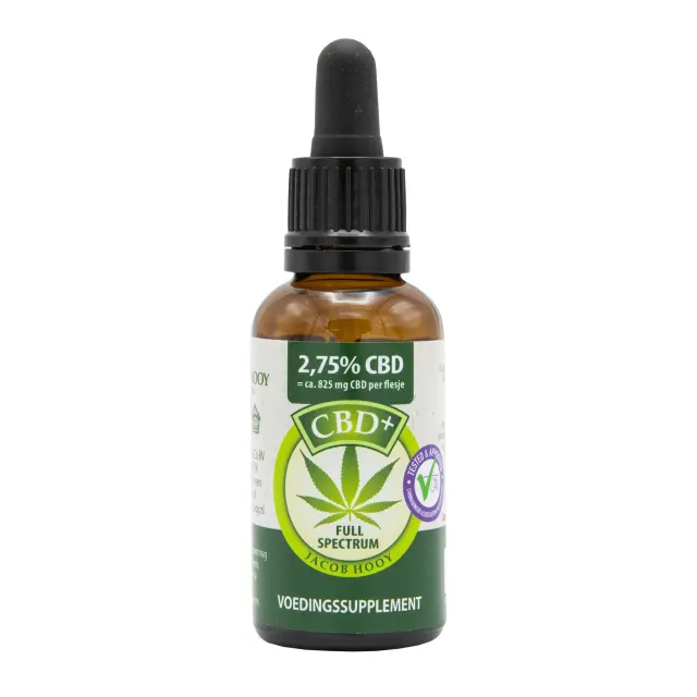 Jacob Hooy 2,75% CBD olie 30ml
