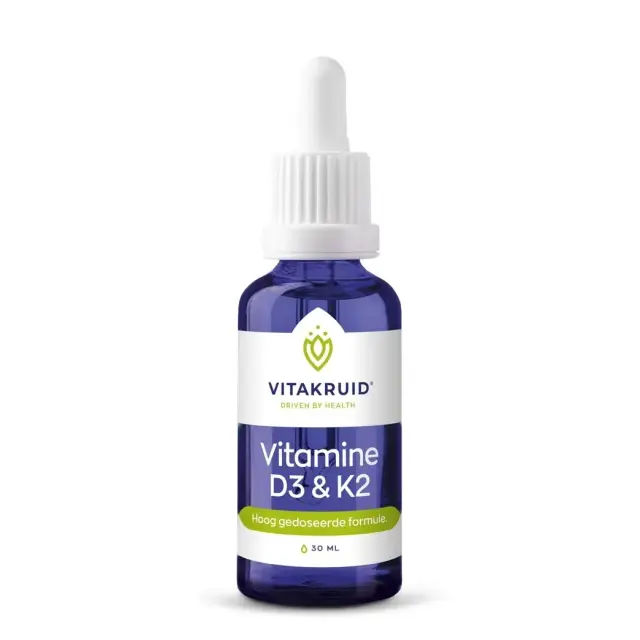 Vitakruid Vitamine D3 en K2 30ml