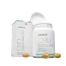 Een witte fles en doos van Cibdol - 10% CBD capsules 2.0, met drie capsules aan de voorkant. De verpakking benadrukt een full spectrum-formulering en een concentratie van 16 mg per capsule. miniatuur