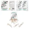 Drie pakjes CBD Kauwgom van Endoca (10 stuks) - Pepermunt smaak naast elkaar. miniatuur