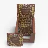 drie dozen chocolade met blaadjes erop. miniatuur