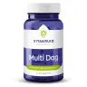 Een blauwe fles Vitakruid - Multi Dag (30 tabletten) met een witte dop en Nederlandse tekst op het etiket, met 30 tabletten. miniatuur