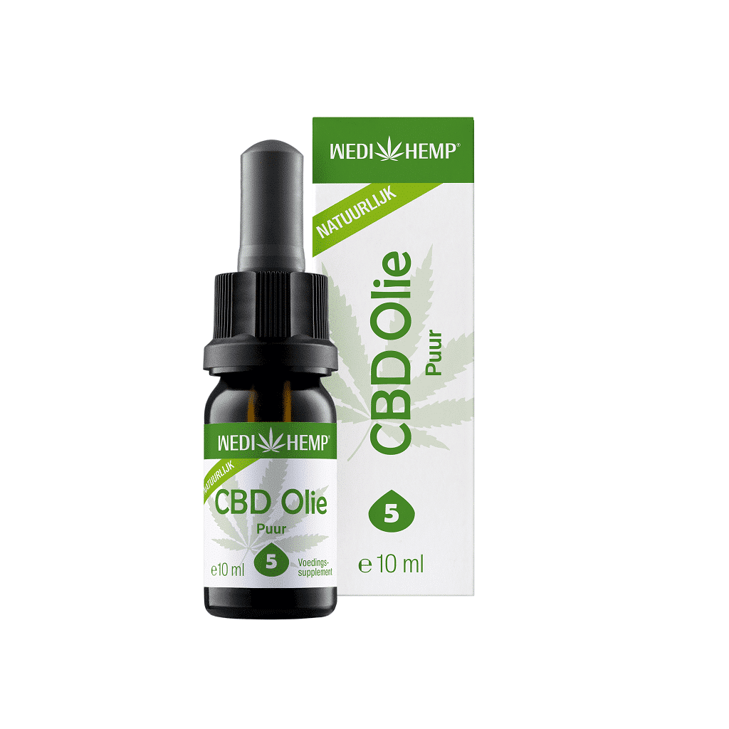 Wedihemp - Puur 5% CBD olie - milde smaak