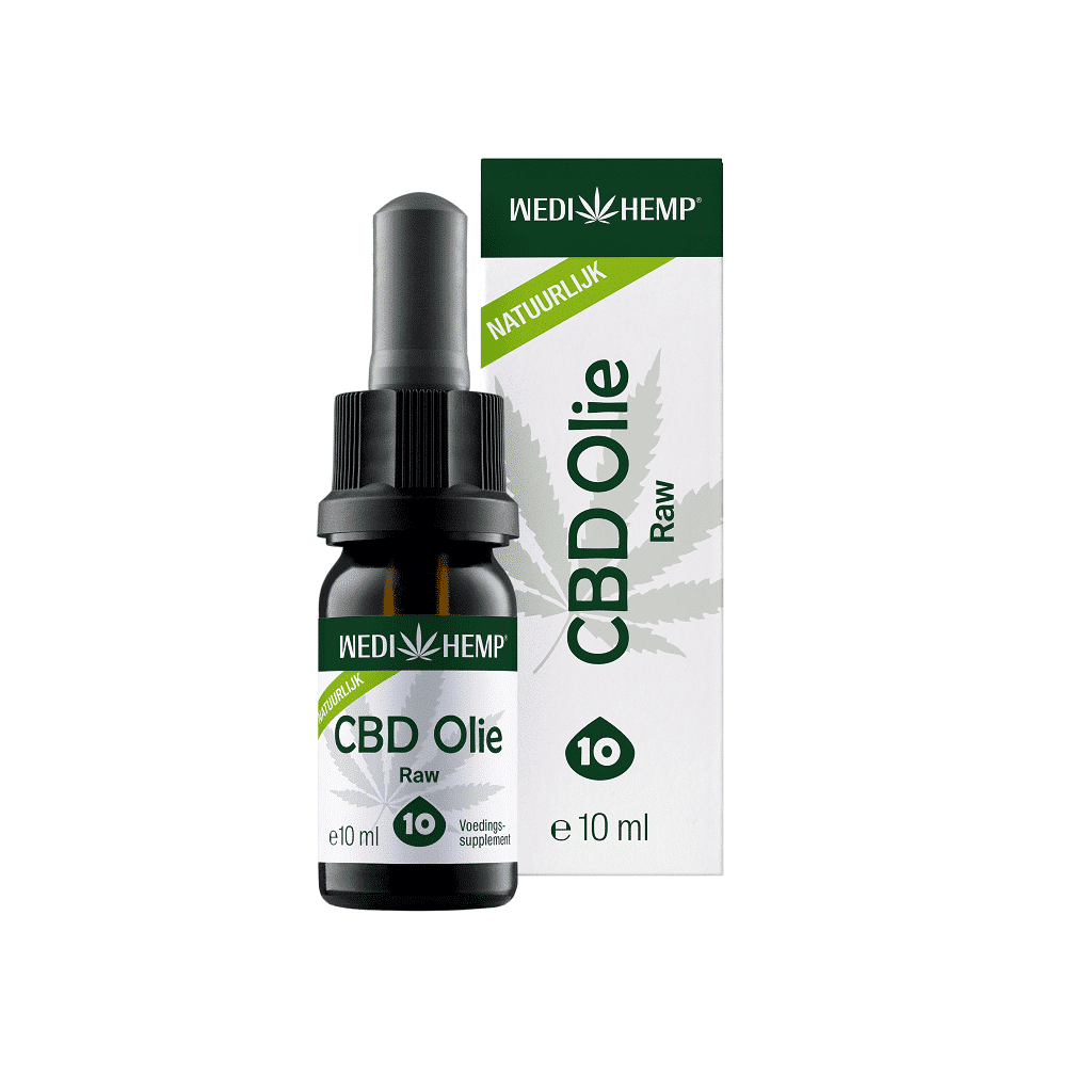 Wedihemp - Raw 10% CBD olie - naturel smaak
