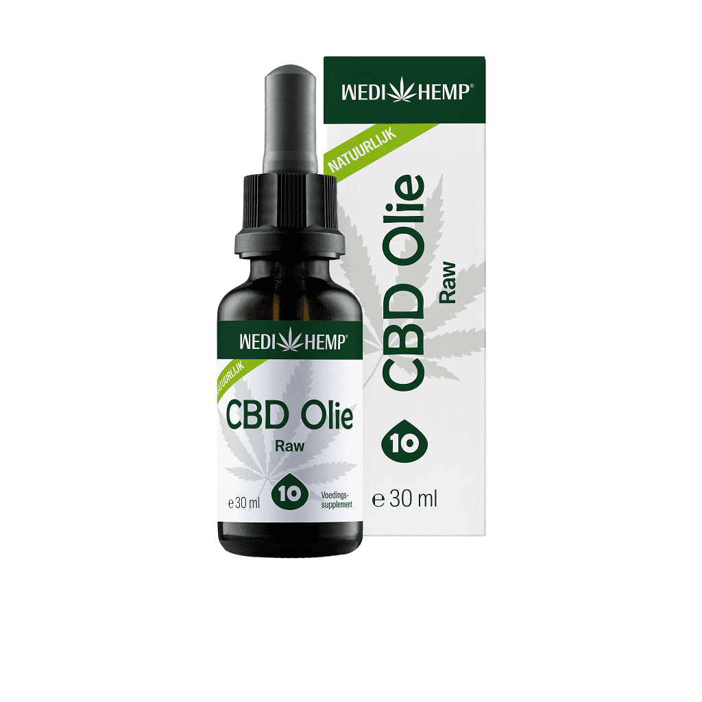 Wedihemp - Raw 10% CBD olie (30ml) - naturel smaak