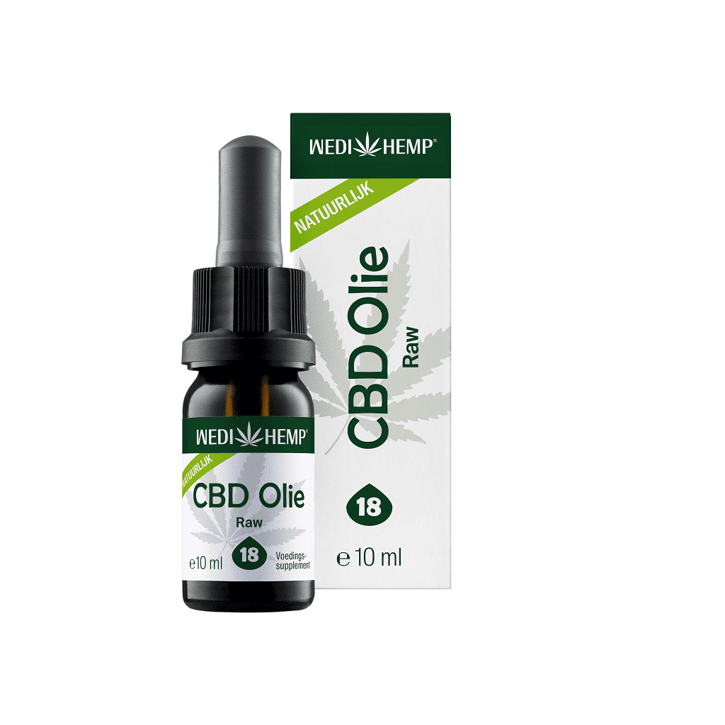 Wedihemp - Raw 18% CBD olie - naturel smaak