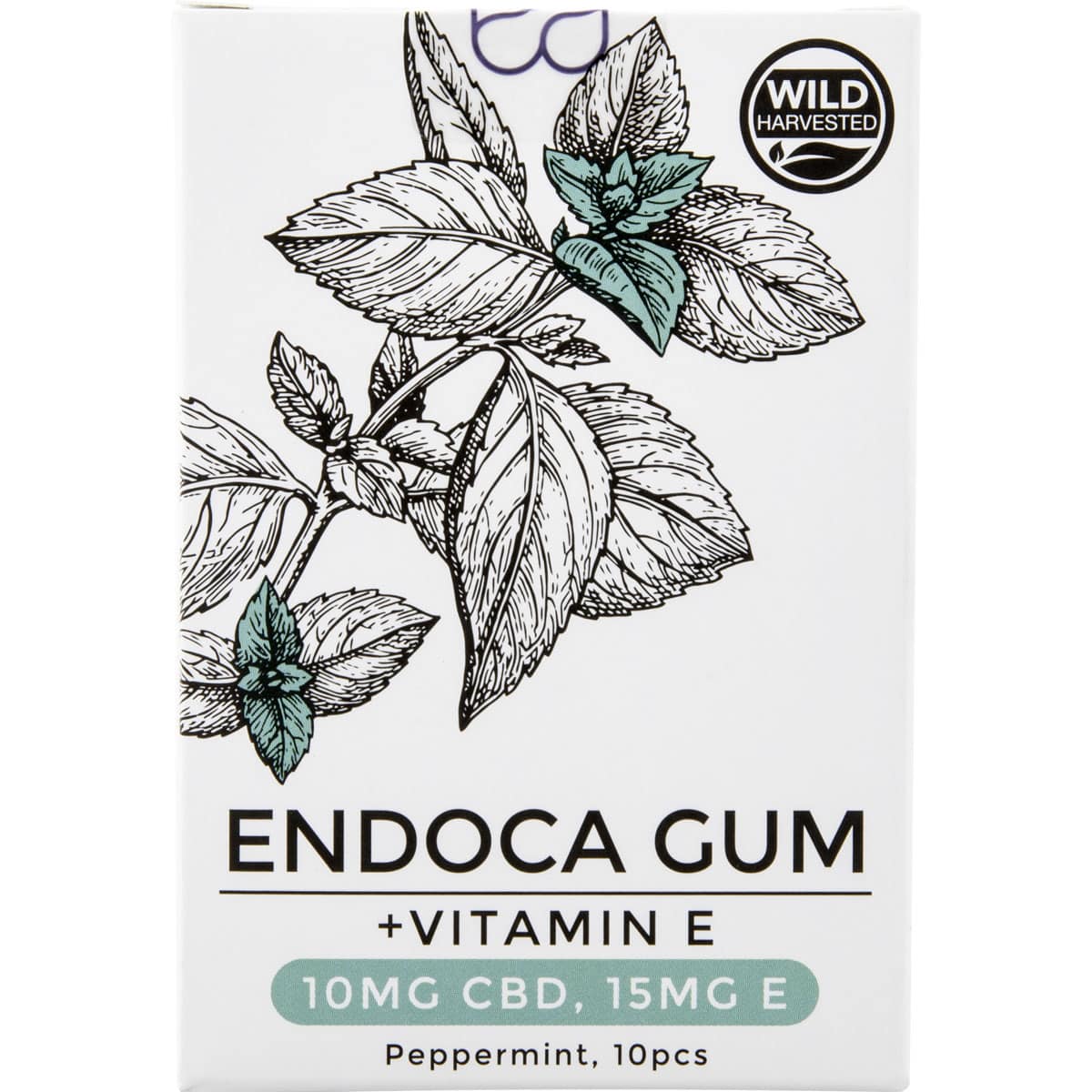 CBD Kauwgom van Endoca (10 stuks) - Pepermunt smaak