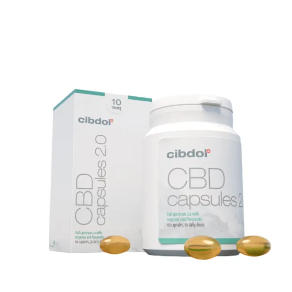 Cibdol - 10% CBD capsules 2.0 (60 stuks - 16 mg per capsule)