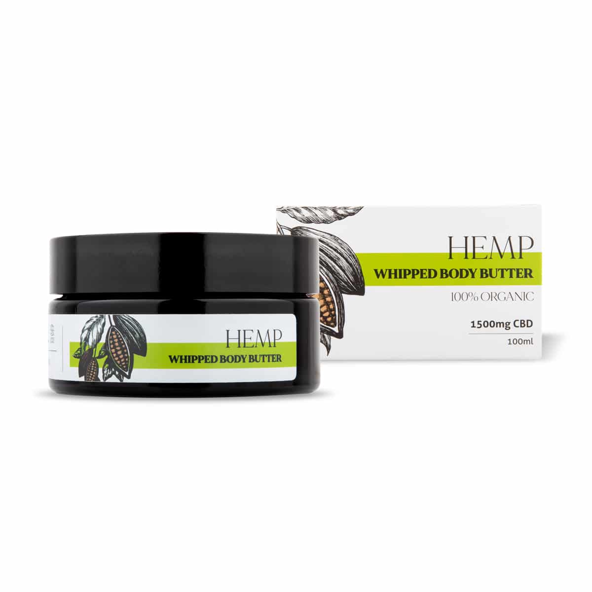 Beschermende body-butter met CBD van Endoca (1500mg CBD/100ml)