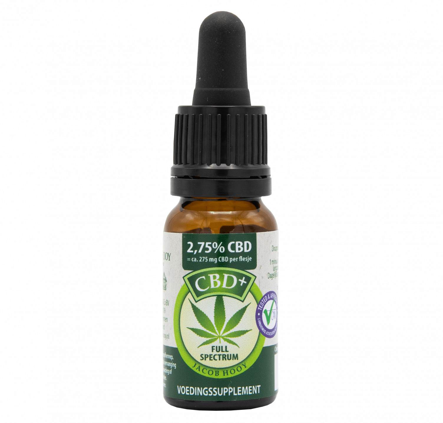 Jacob Hooy - 2,75% CBD olie - naturel smaak