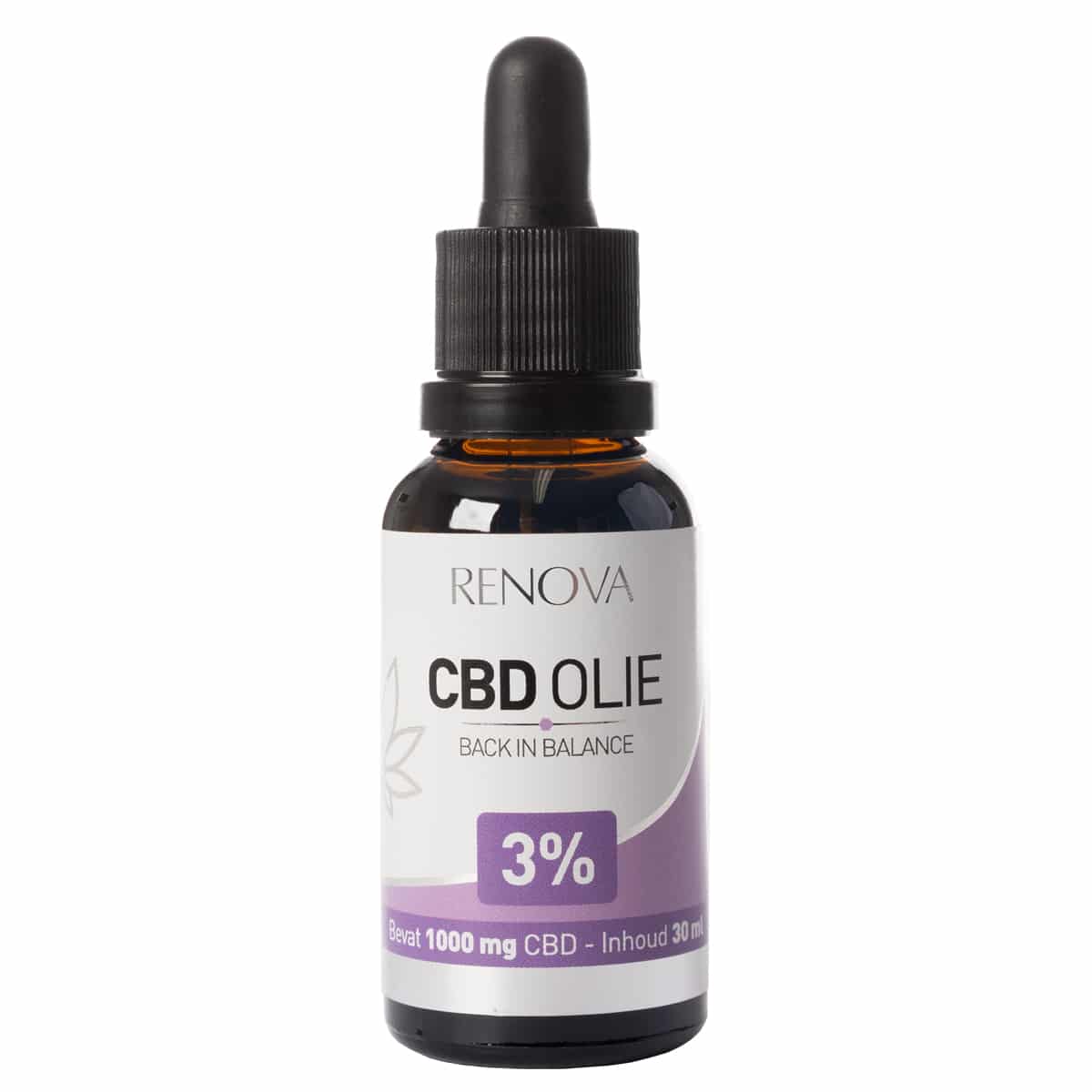 Renova – 3% CBD olie (30ml) – naturel smaak
