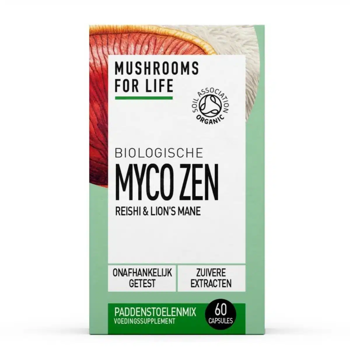 MushroomsForLife - Biologische paddenstoel Myco-Zen Capsules (60 stuks)
