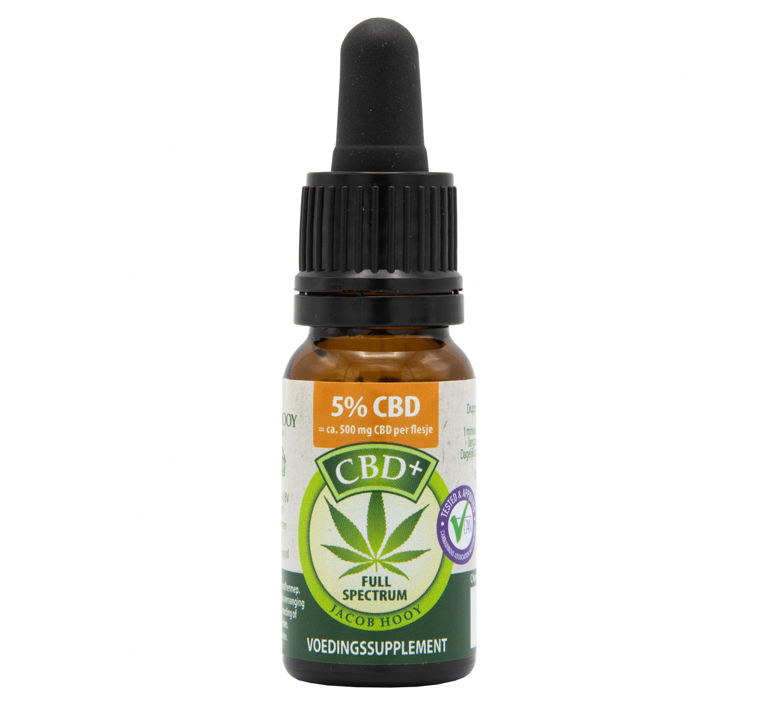 Jacob Hooy – 5% CBD olie – naturel smaak