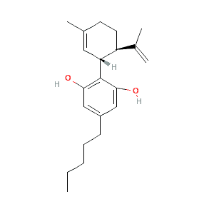 de structurele structuur van een benzyl - benzyl - benzyl - benz.