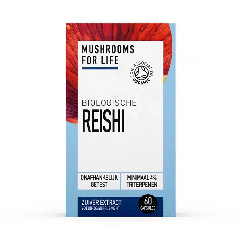 MushroomsForLife - Biologische paddenstoel Reishi Capsules (60 stuks)