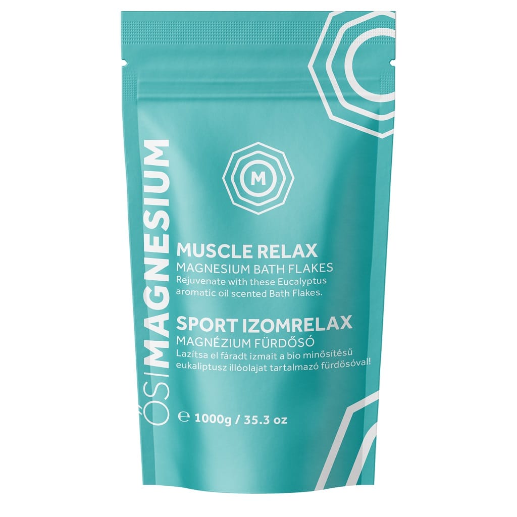 OsiMagnesium - Muscle Relax Magnesium Badvlokken - Eucalyptus (1kg)