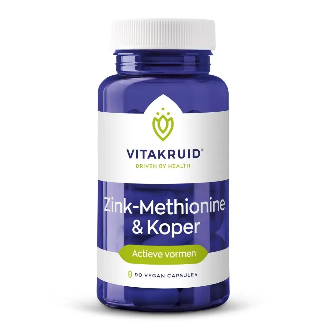 Vitakruid - Zink Methionine & Koper (90 vegan capsules)