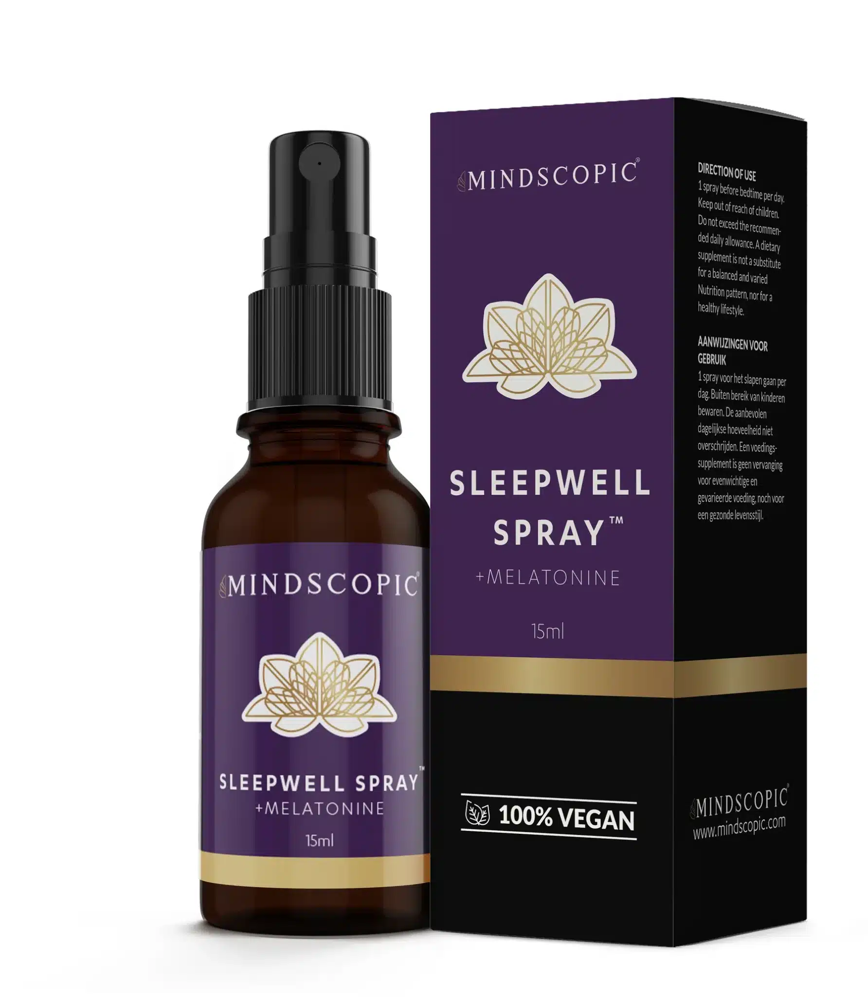 MindScopic - SLEEPWELL SPRAY™ met melatonine (15ml)